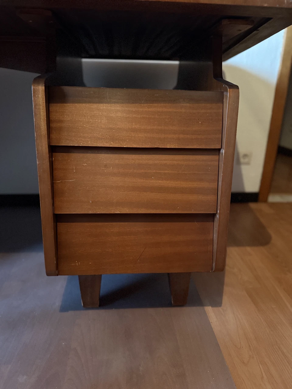 Bureau ‘De Coene’ – 1950s Mid-Century Desk with Original Drawings