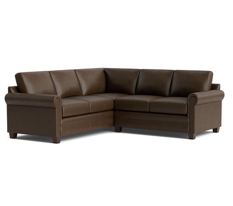 Bassett Carolina Leather Sectional Sofa